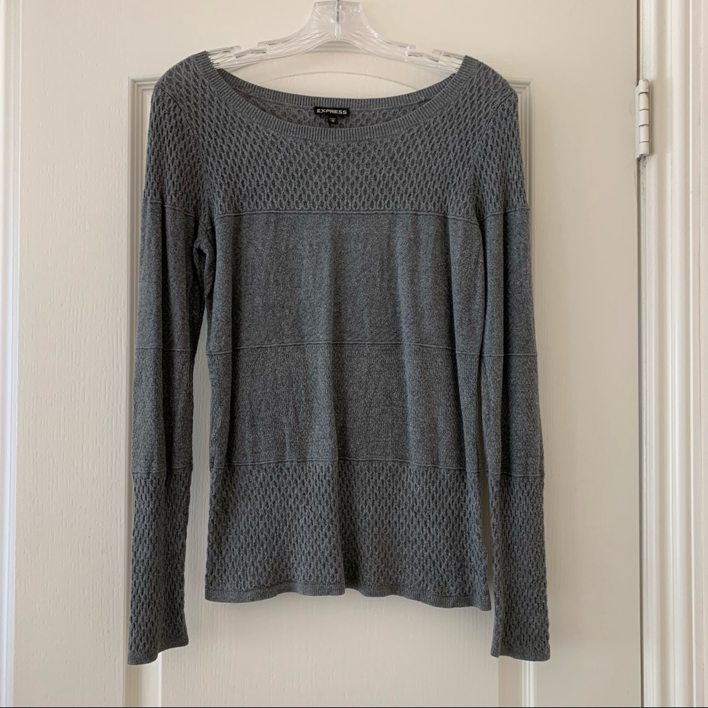 Mixed Pattern Sweater - Euc